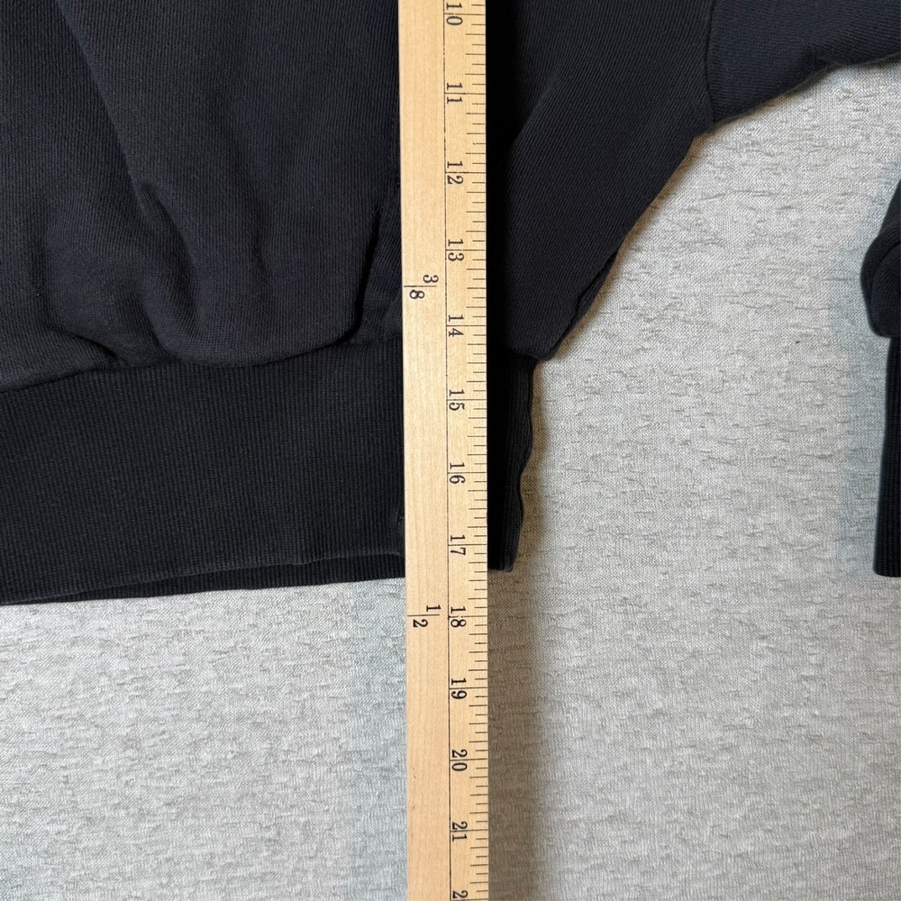 JoyLab Women's Hoodie XL Black Cropped Pullover Sweatshirt Athleisure Full Zip - Picture 9 of 9
